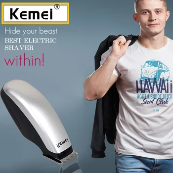 

Kemei Newly Design Electric Hair Clipper Mini Hair Trimmer Cutting Machine Beard Barber Razor For Men Style Tools KM-666