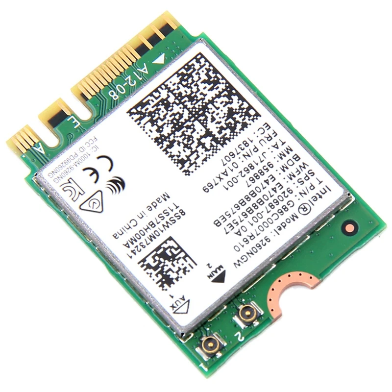 Двухдиапазонный беспроводной-AC 9260 для Intel 9260NGW NGFF 802.11Ac MU-MIMO 1730 Мбит/с 1,73 Гбит/с WiFi+ Bluetooth 5,0 Карта подходит для Windows 10
