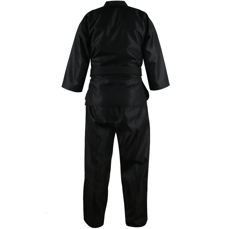 Black Trainer Taekwondo Uniform TKD Long Sleeve Kids Clothes Dobok Adult master Taekwondo brance wtf itf Suits Tae kwon do sets