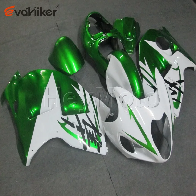 Пользовательские ABS Пластик обтекатель для GSX-R1300 1997-2007 1998 1999 2000 2001 2002 2003 2004 2005 2006+ винты+ синего и белого цвета - Цвет: O