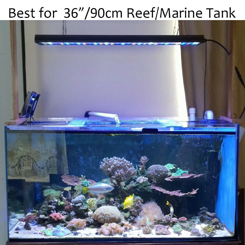 Аквариумное светодиодное освещение 36 "аквариумная лампа led Reef Tank морской