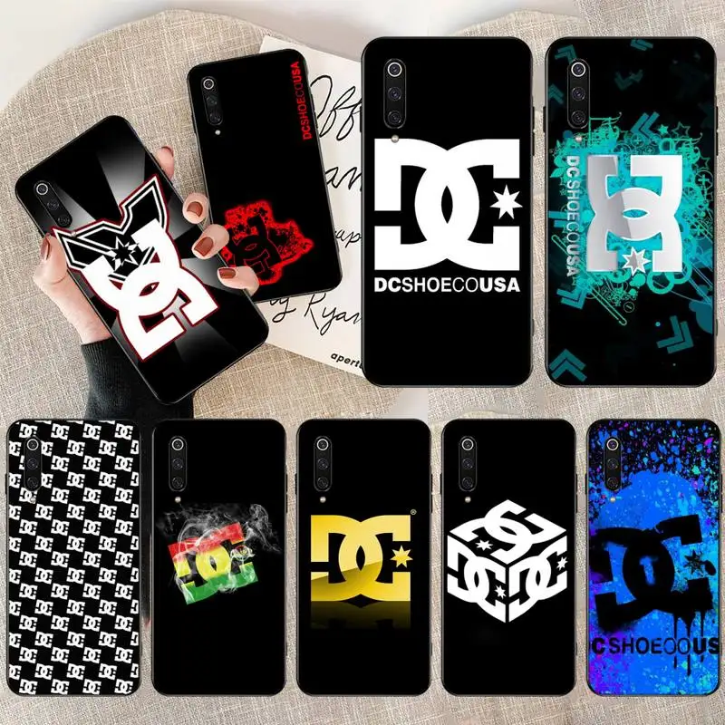 Мягкий силиконовый черный чехол для телефона PENGHUWAN Stickerbomb Dc Skate Bmx Xiaomi Mi9 9SE 8SE Pocophone