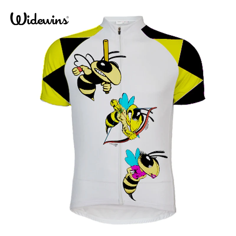 Pro Team honeybee летняя велосипедная футболка с коротким рукавом для быстросохнущего велосипеда MTB велосипеда верхняя одежда из силикона Нескользящая