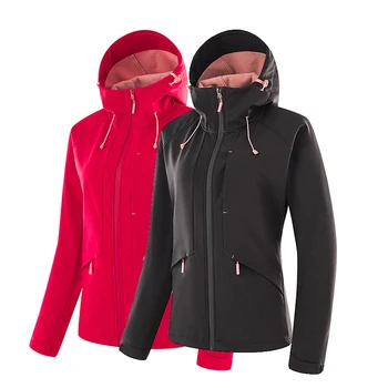 

Softshell Jacket Women Rain Jacket Outdoor Camping Hiking Jackets Waterproof Jacket Female Windproof Soft Shell Fleece Jackets
