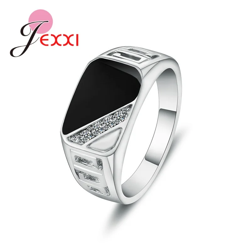 Creative Triangle Drop Oil Cubic Zircon Finger Ring Silver Gold Color Inlay Rhinestone Women Men Jewelry Rings Accessories silver rings silver ring gold plated rings gold plated silver ring gold rings golden ring