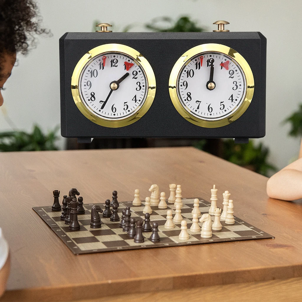 Chess Timer Professional Clock Game Analogue I-GO Count Up Down International | Спорт и развлечения
