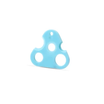 

New multi function multi-color essential oil bottle shaped triangle leaves opener A1 triangle blue no brand