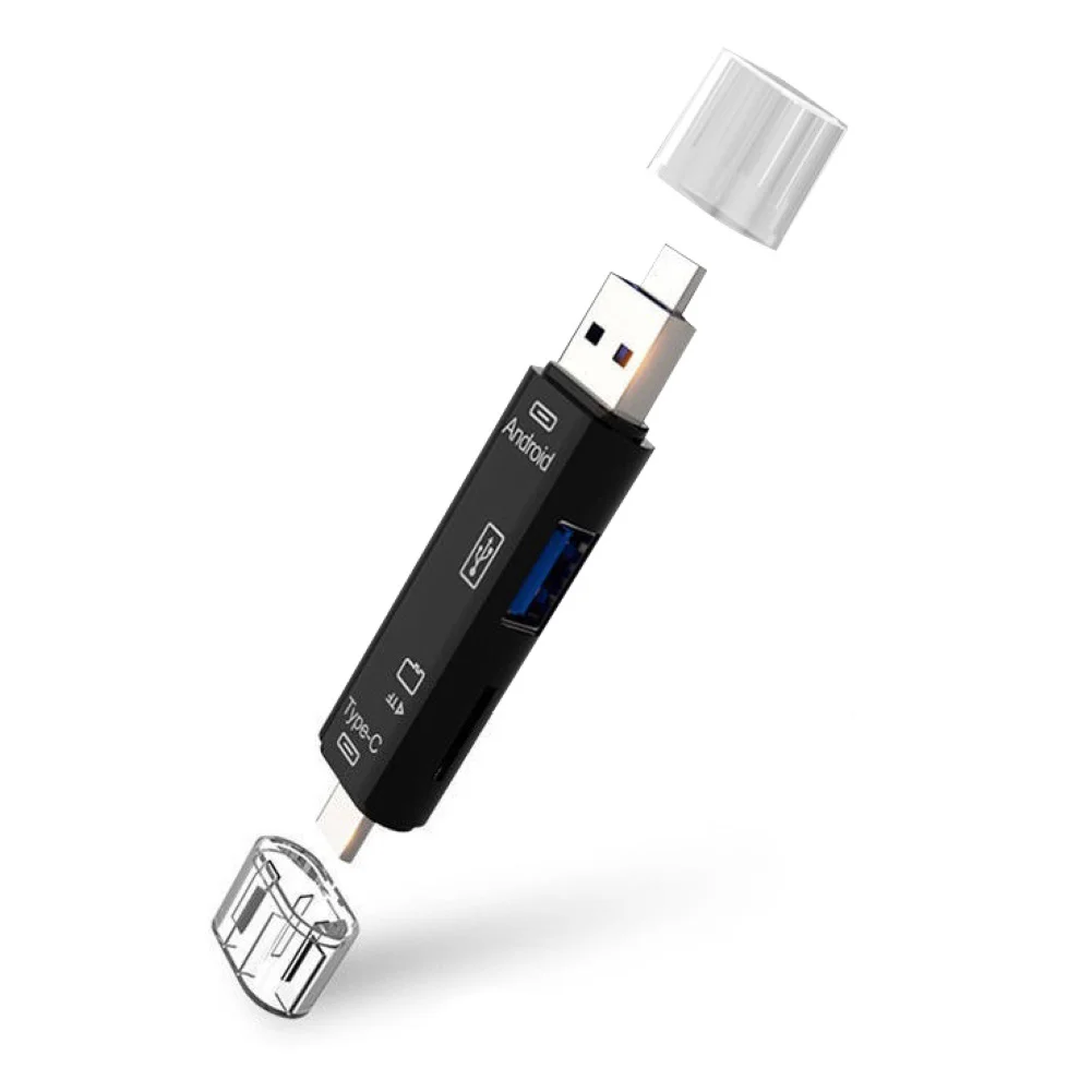 Многофункциональная Usb карта SD/карта памяти Micro SD ридер Тип C для ноутбука USB C Micro USB память OTG кардридер ридер высокая скорость