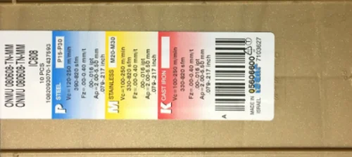 ISCAR 10 шт. твердосплавная вставка ONMU 080608-TN мм IC808