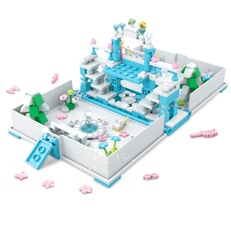 22 City Creativity Friends Fantasy Snow Princess Castle Collection Book Building Blocks Bricks Kids Toys Blocks Aliexpress