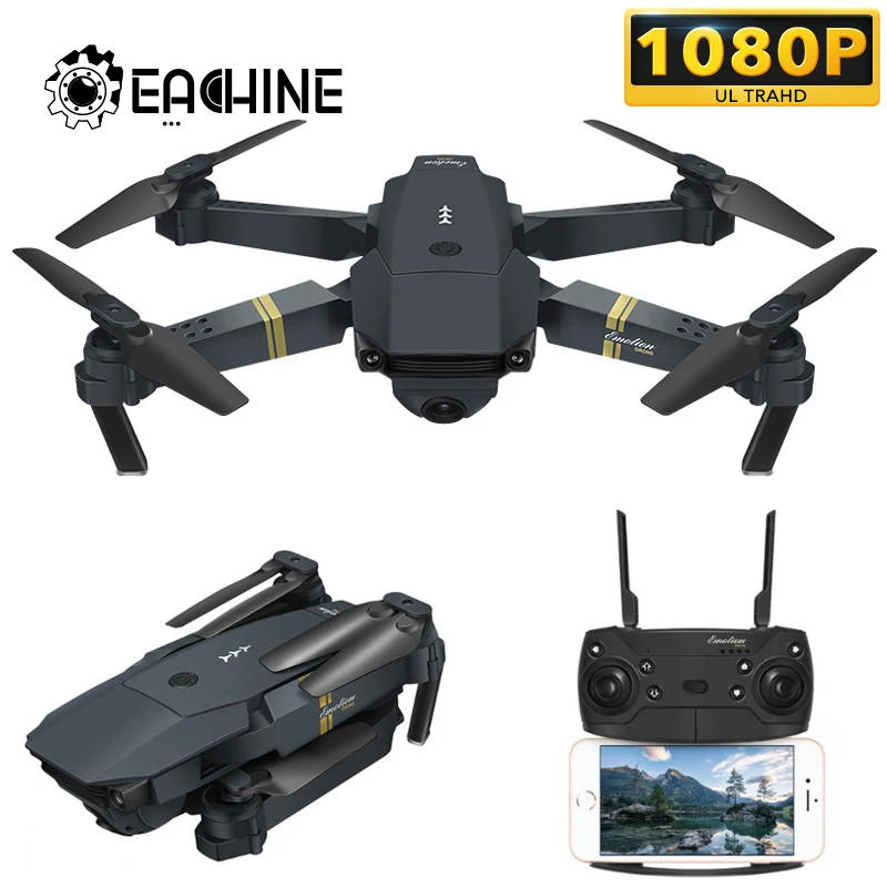 Günstige Eachine E58 Wahre 1080P WIFI FPV Mit Weitwinkel HD Kamera Hohe Halten Modus Faltbare Arm RC Upgrade Amateur quadcopter RTF VS M69