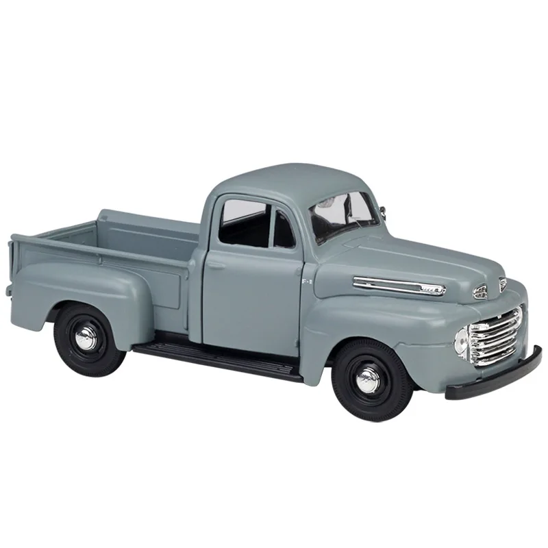 

1:25 Red 1948 Ford F-1 Pickup Truck Car Model Metal Luxury Vehicle Diecast Pull Back Cars Model Toy Collection Xmas Gift