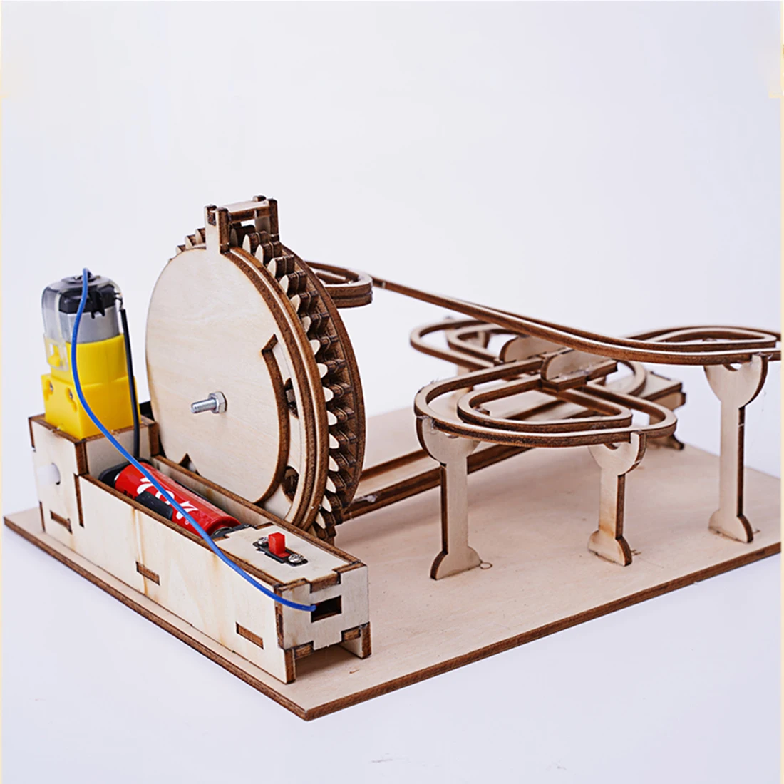 Run Gear Transmission DIY 3D Marble Run