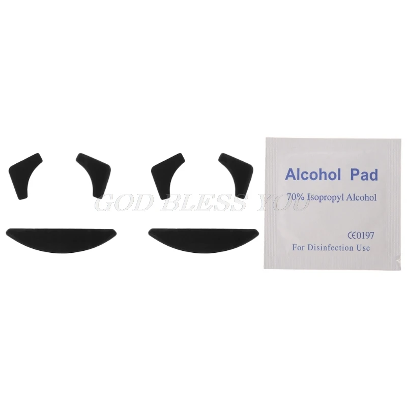 2 Sets 0.6mm Mouse Feet Skates Mouse Pads for Razer DeathAdder Skates mouse pad,mouse skates