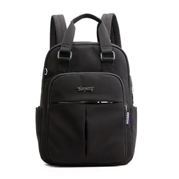 

Large Capacity Nylon Backpack Daypack USB Charging Port Travel Bookbag Teenagers Schoolbag