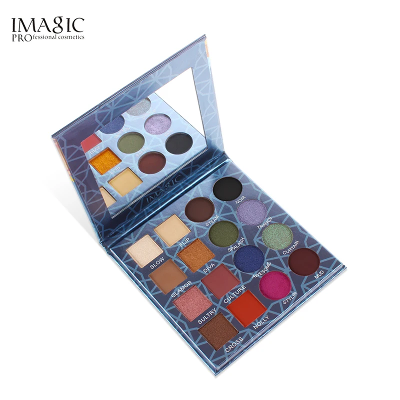 

Girl Easy To Wear 16 Colors Eyeshadow Matte Glitter Shimmer Eyeshadows Natural Vacation Eyeshadow Palette