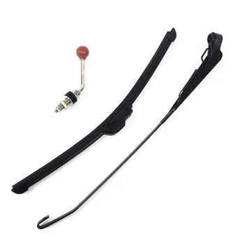 

Universal Windshield Wiper ATV Black Special Plastic+Glass Fiber Skeleton 1/2 inch Parts