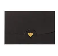 10 шт./партия милые винтажные Позолоченные сердечки цветные жемчужные пустые Мини бумажные конверты свадебные пригласительные конверты подарки канцелярские товары - Цвет: 12
