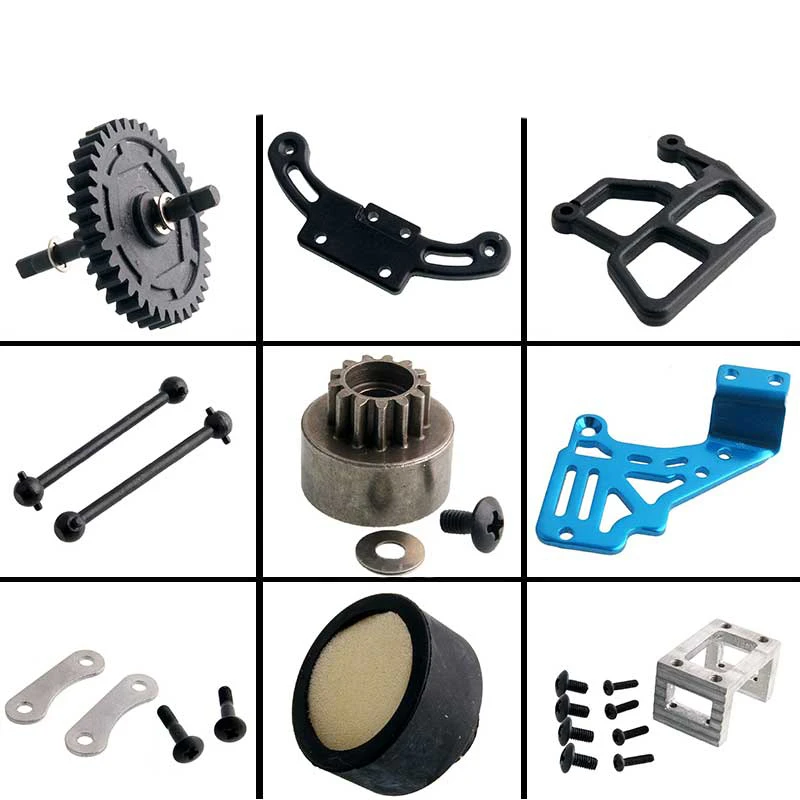 1 16 Hsp Model Car Original Accessories Clutch Differential Gear Engine Base Brake Disc Drive Shaft Radiotray For Rc Cars Parts Accessories Aliexpress