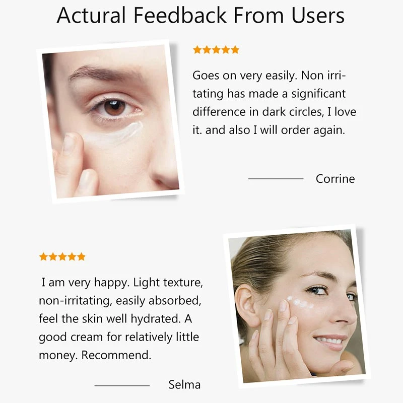 LANBENA VC Eye Cream Brightening Fading Dark Circles Bags Eye Lines Anti Wrinkle Anti Aging Firming 4