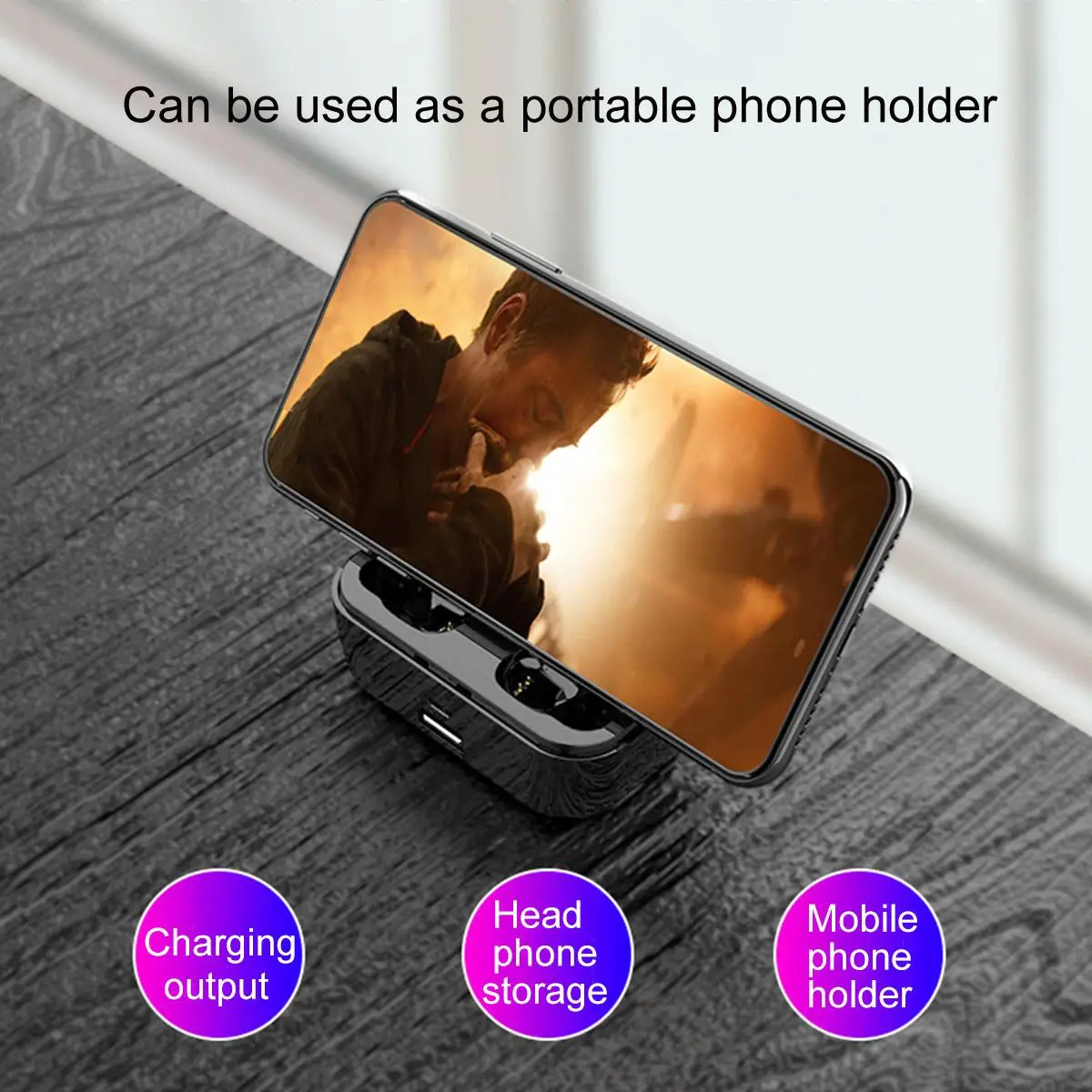 Bluetooth 5,0 наушники беспроводные наушники Handsfree наушники спортивные наушники игровая гарнитура 3500 мАч зарядная коробка черный/белый
