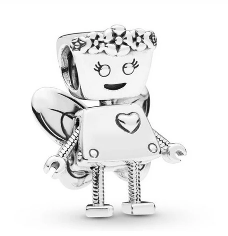 

Authentic 925 Sterling Silver Bead Floral Bella Bot Charm Beads Fit Women Pandora Bracelet & Necklace Diy Jewelry