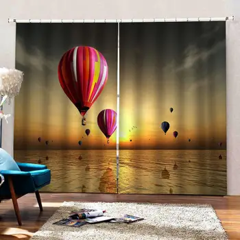 

Modern Photo Curtains parachute Children Room Curtains Window Blackout Living Room Bedroom Cortinas Drapes