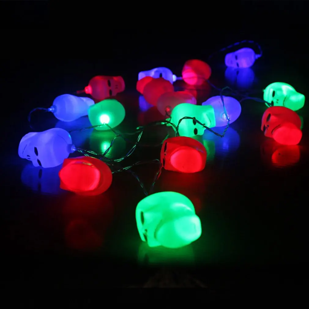 Battery Power Supply 3D Shape LED String Lights Halloween Holiday Indoor Home Decoration Energy-saving Lantern Lights