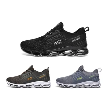 

2019 New Men Outdoor Sports Shoes Army Green Running Shoes Male Breathable Gym Sneakers For Men Wearable Jogging Men Shoes