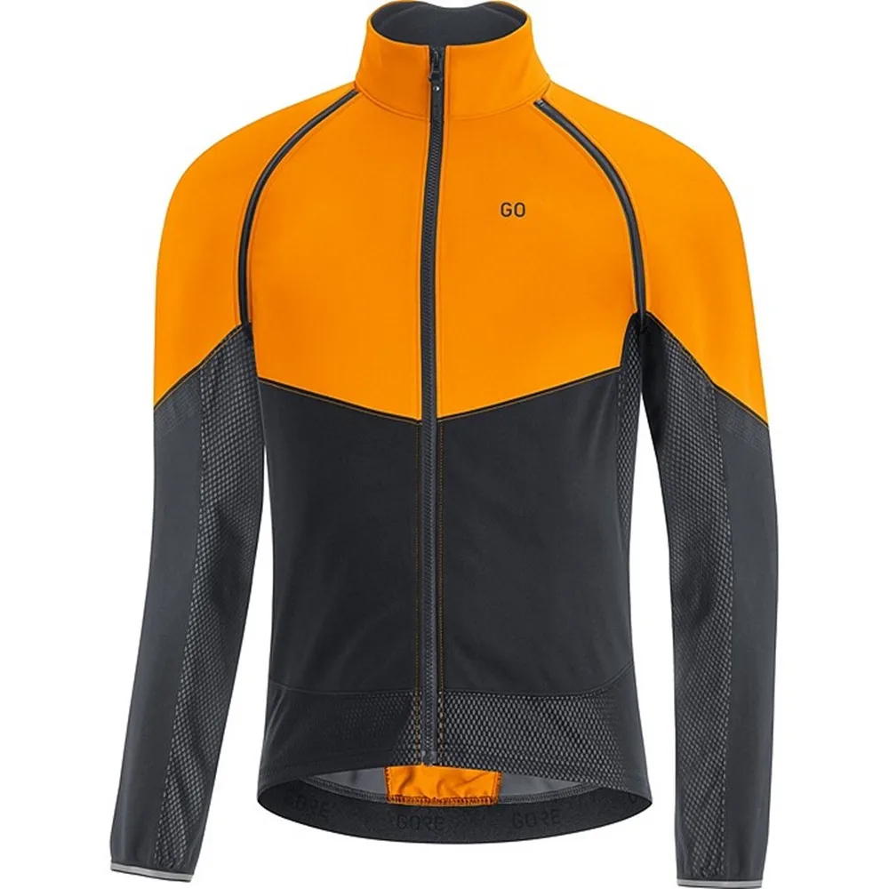 thumbnail image 1 of Chaqueta de ciclismo de invierno GROE para hombre, forro polar térmico, maillot multifunción para ciclismo de montaña, maillot para ciclismo al aire libre, abrigo cálido, 1 of 5