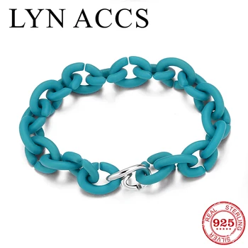 

Hot sale Silver Round Beads Charm Bracelets for Women Men Turquoise color Hard Rubber X Bracelets Jewelry DIY