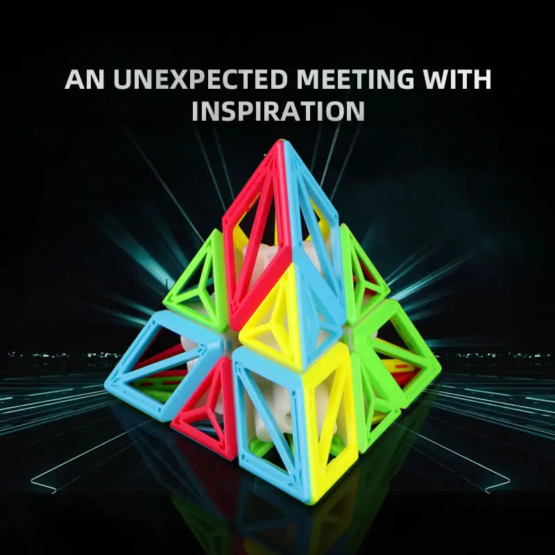 QiYi DNA Pyraminxeds 3x3x3 магический куб 3x3 Пирамида NEO speed твисти Головоломка Развивающие игрушки для детей