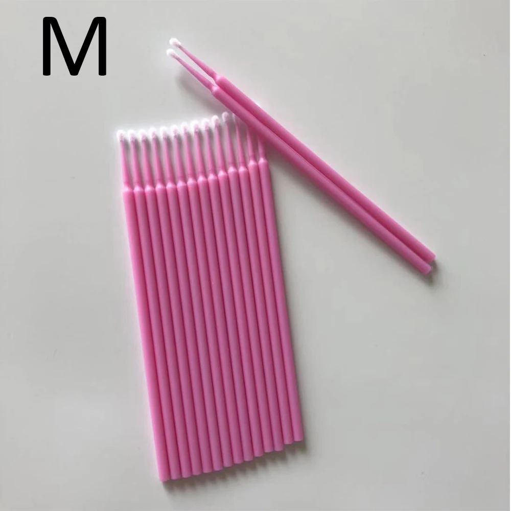 Fine 2.0mm 100 шт./кор. стоматологическая одноразовые зубные микро щетки-аппликаторы стоматология зубные полоски для инструменты для наращивания - Цвет: Fine 2.0mm
