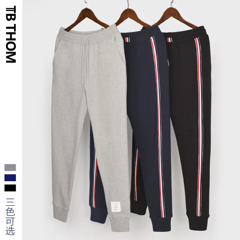 

TB Thom after Side Webbing Stripes Men's Sweatpants Closing Beam Leg Trend Trousers A0094