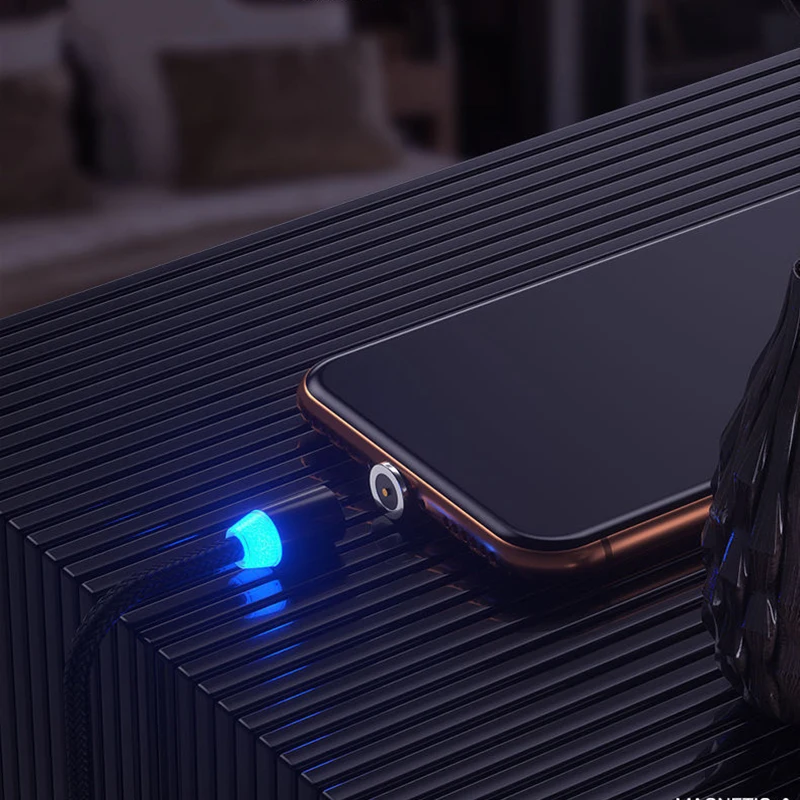 รูปสินค้า สายชาร์จ USB Type-C พร้อม Fast Charging และแม่เหล็ก