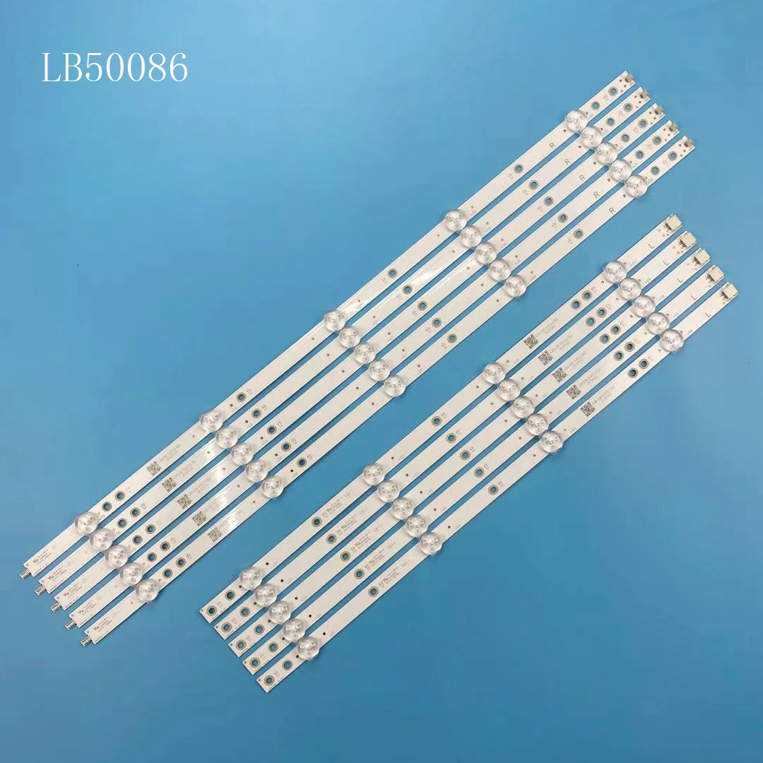Светодиодный Подсветка полосы для Philips LB50086 V1_00 V0_00 50PUS6162/12 50PUS6272 50PUS6703 50PUS6753 LB50089