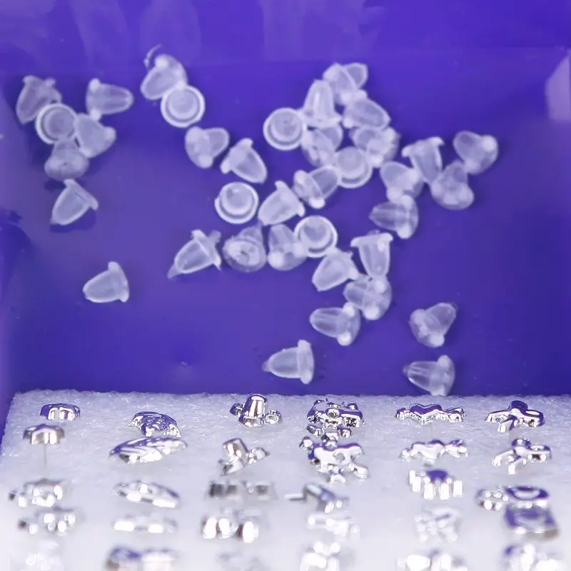 18 пар посеребренные серьги гвоздики в виде звезды/сердца/Луны|earrings owl|earring gaugesearring