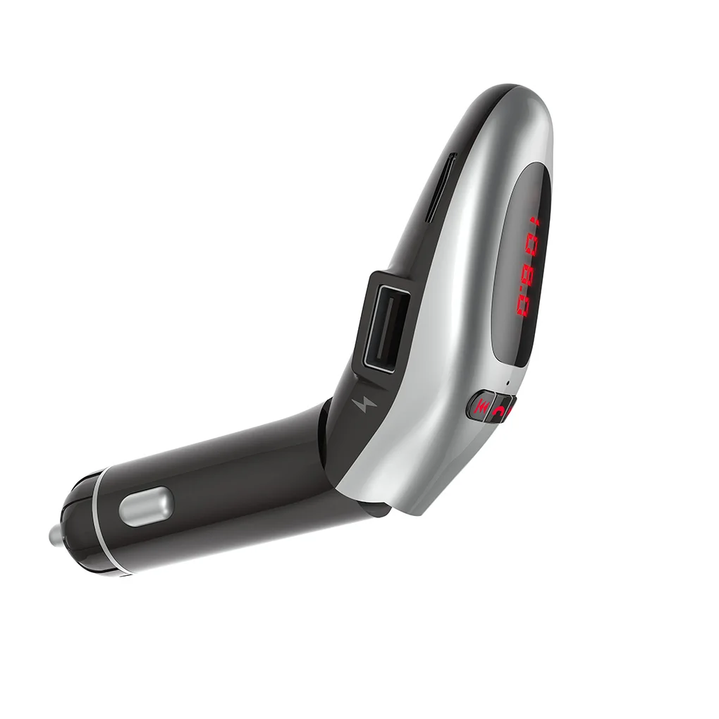 Bluetooth 4,2 автомобильный комплект громкой связи двойной USB быстрое зарядное устройство fm-передатчик модулятор Автомобильный аудио mp3-плеер