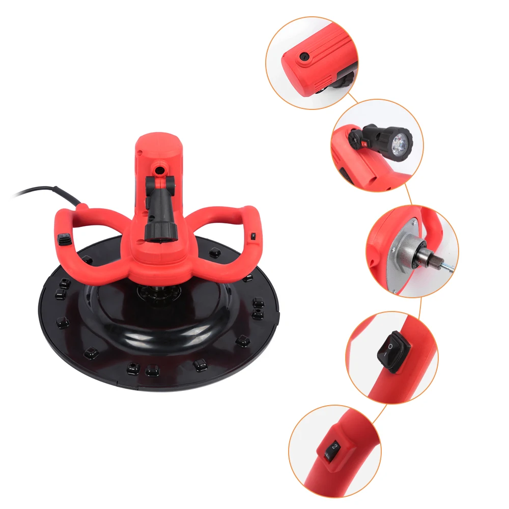 

2 In 1 Electric Cement Mortar Trowel Paint Coating Mixer Double-Handle Power Tool Accessories