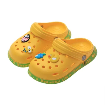 

Boys and Girls Sandals and Slippers Fashion Tide Beach Shoes Toddler Boys Baby Hole Shoes Children's Slippers Summer Anti-skid