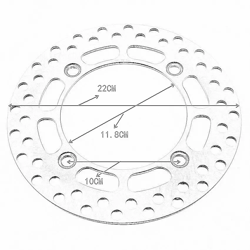 

Rear Brake Discs Rotors For Suzuki TS125 1990-1996 TS200 RK/RL/RM/RN/RP/RR DR250 SL/SM/SN/SEP/SER/SES DR350 OEM:69211-03D01 Part