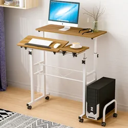 Mobilier De Bureau pliable en bois, étagères De rangement pour chambre à coucher, Bureau d'ordinateur, clavier, OF50CC 