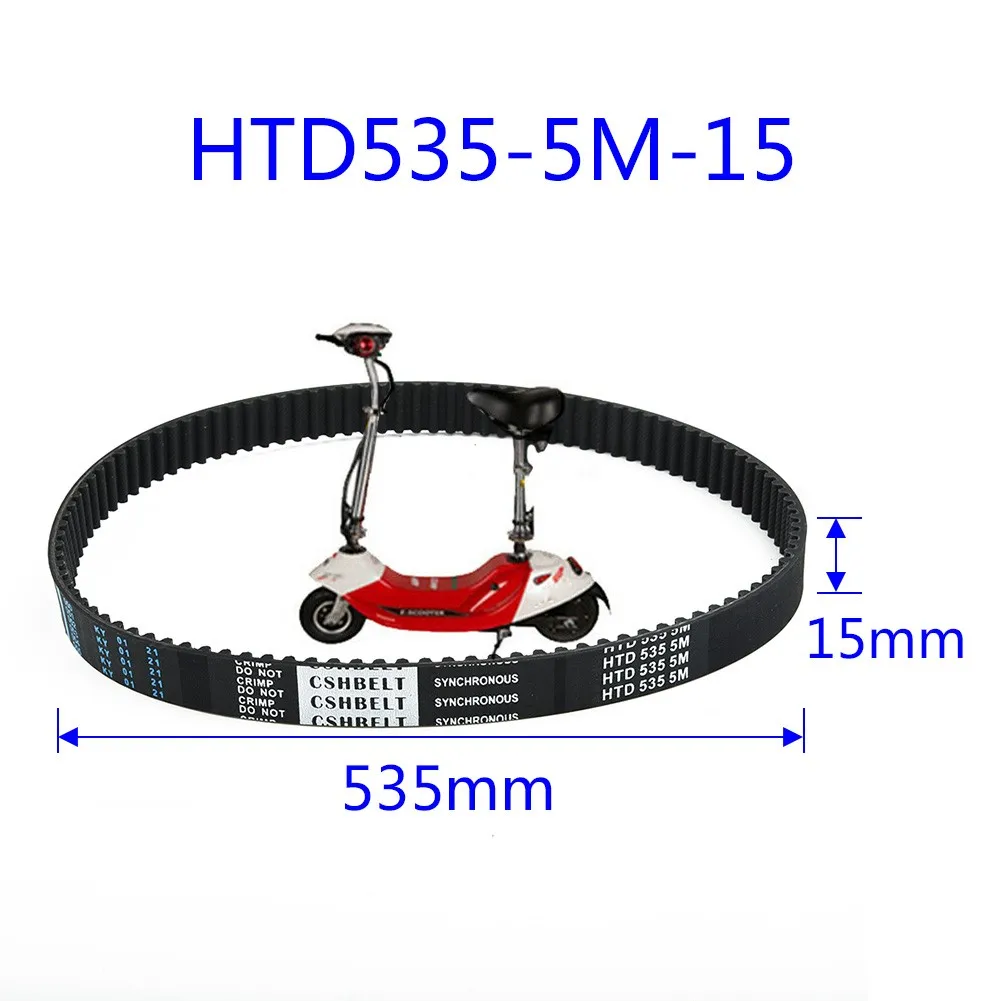Engine Timing Belt Exercise Black Rubber Replacement Portable Accessories Equipment Electric Scooter Convenient