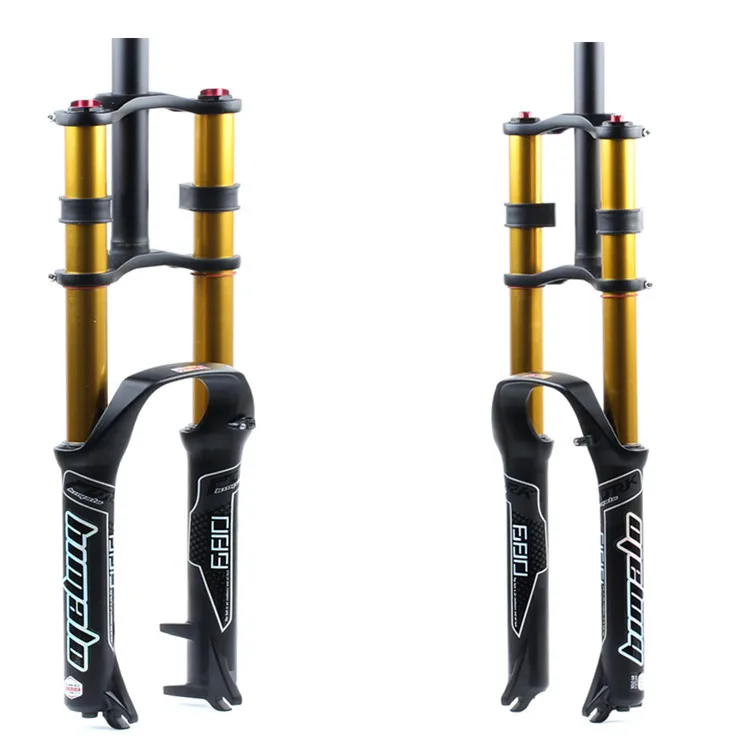 MTB Bicycle Oil Spring& Air Forks Dual Crown Absorber