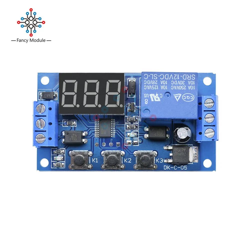 Time Delay Relay Dc 12v 24v Led Display Relay Module Switch Trigger ...