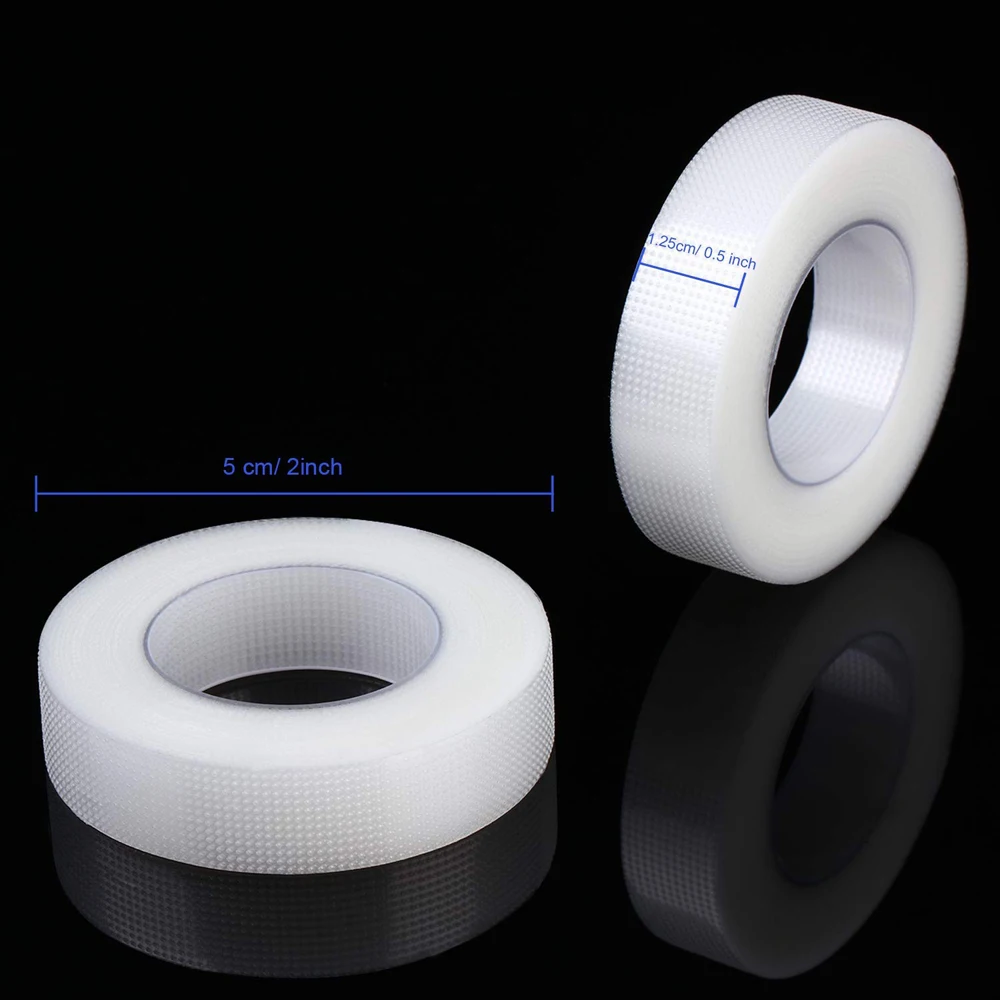 Eyelash Extension Tape 3/5 Rolls PE Adhesive Under Eye Patch for Lashes Grafting Fake Eyelash Eyeliner