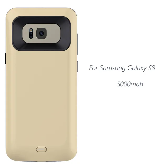 Лаванда Новинка для samsung Galaxy S9 S8 Plus power Bank Мягкий ТПУ чехол для зарядки телефона чехол для зарядного устройства/чехол для аккумулятора - Цвет: Лаванда