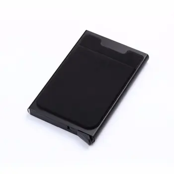 

YAMBUTO Rfid Smart Wallet Credit Card Holder Metal Thin Slim Men Wallets Pass Secret Pop Up Minimalist Wallet Small Black Purse