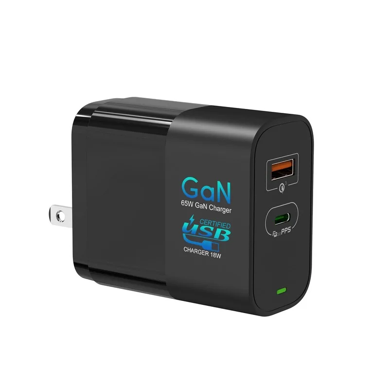 

GAN charger portable travel charger TYPEC charging head PPS65W mini PD dual port fast charge