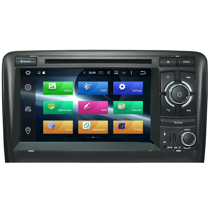 Excellent Android 9.0 Car dvd player GPS Navigation RADIO 6 CORES for audi A4 S4 seat CARPLAY DSP IPS PX6 navigation stereo auto media 1